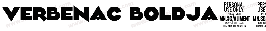 VerbenaC BoldJa0930字体转换